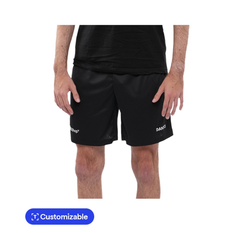 Pantaln Corto Negro 2025|4XS|3XS|2XS|XS|S|M|L|XL|2XL|3XL