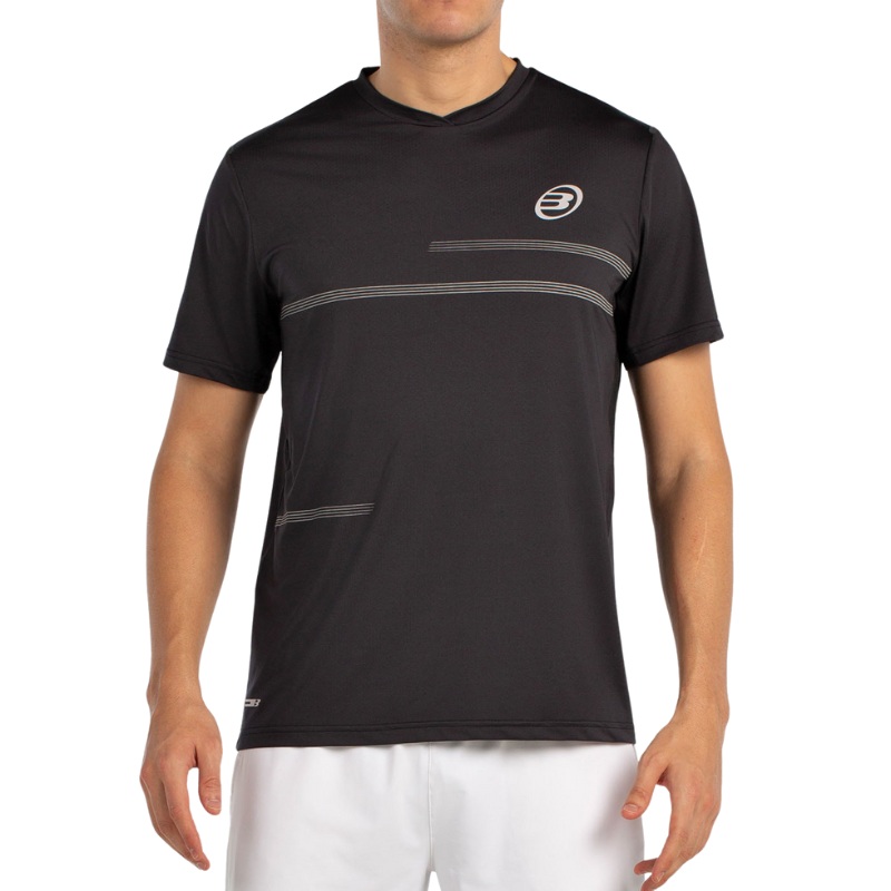 T-shirt Bullpadel Montuno Noir