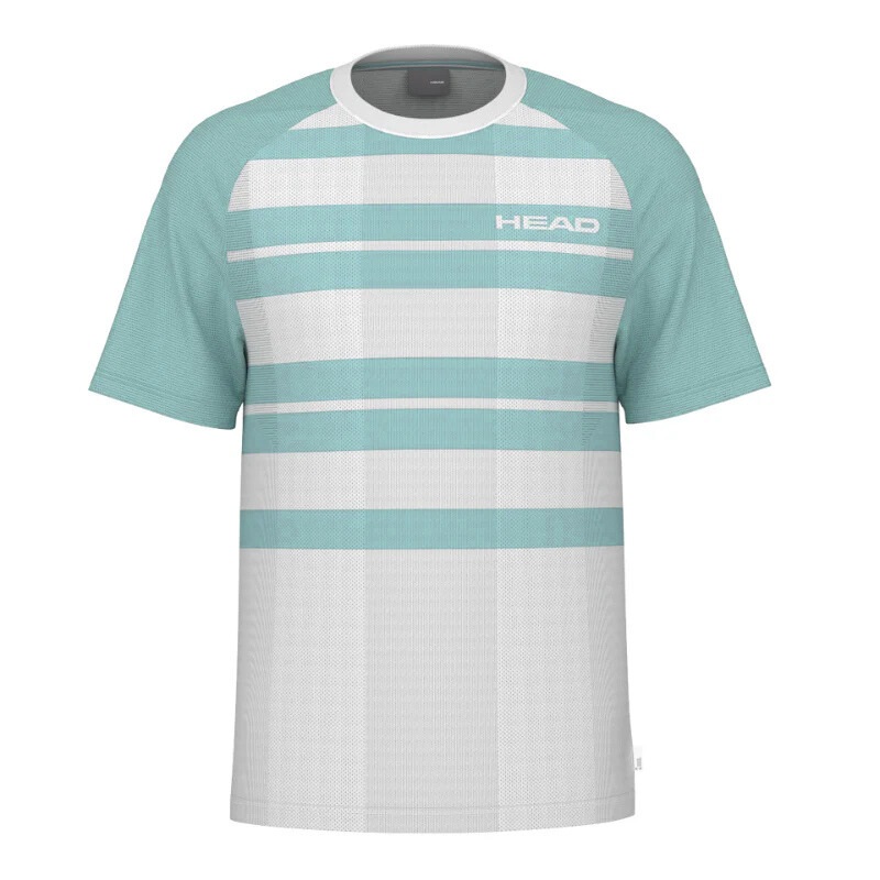 T-shirt Head Performance Blanc/Bleu