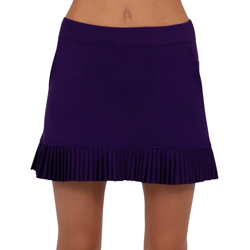 inPhorm NYC Sinclaire 15 Pleated Hem Golf And Tennis Skirt - Imperial