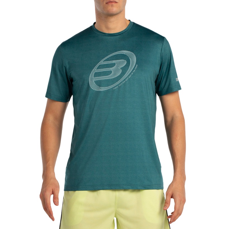 T-shirt Bullpadel Lande Vert Fonc
