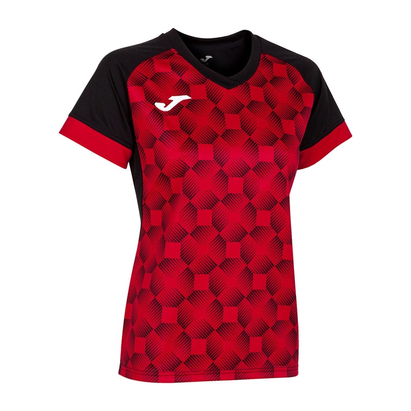 Joma Short Sleeve woman Supernova III Black/Red