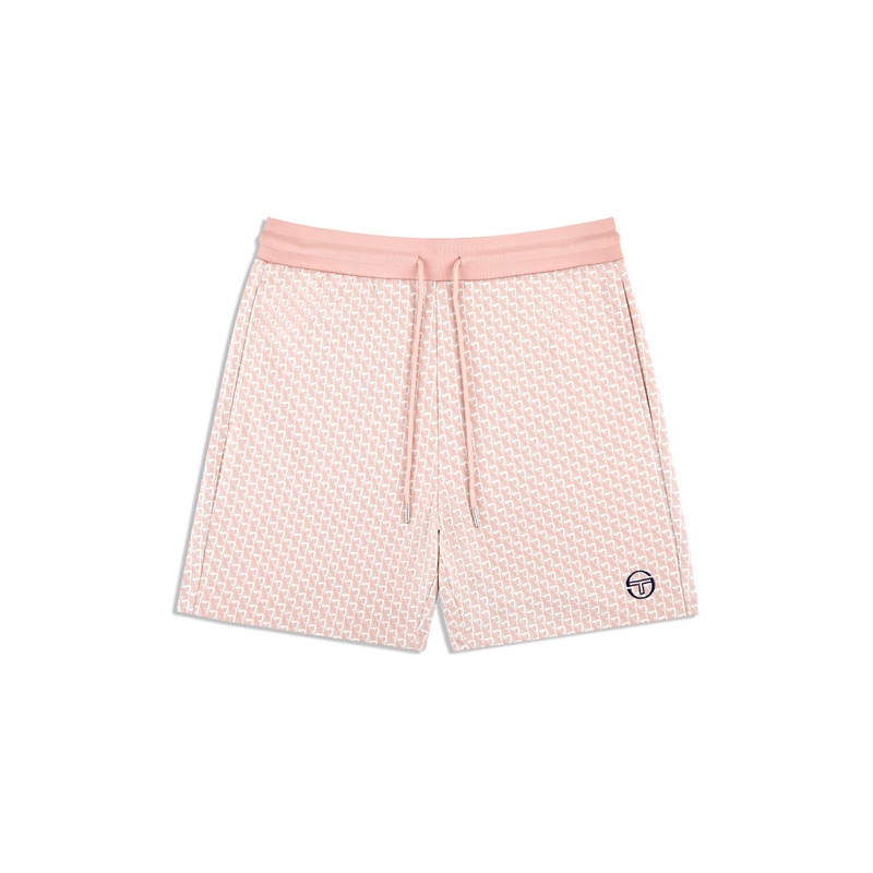 Sergio Tacchini Paolo Knit Shorts - Pale Mauve