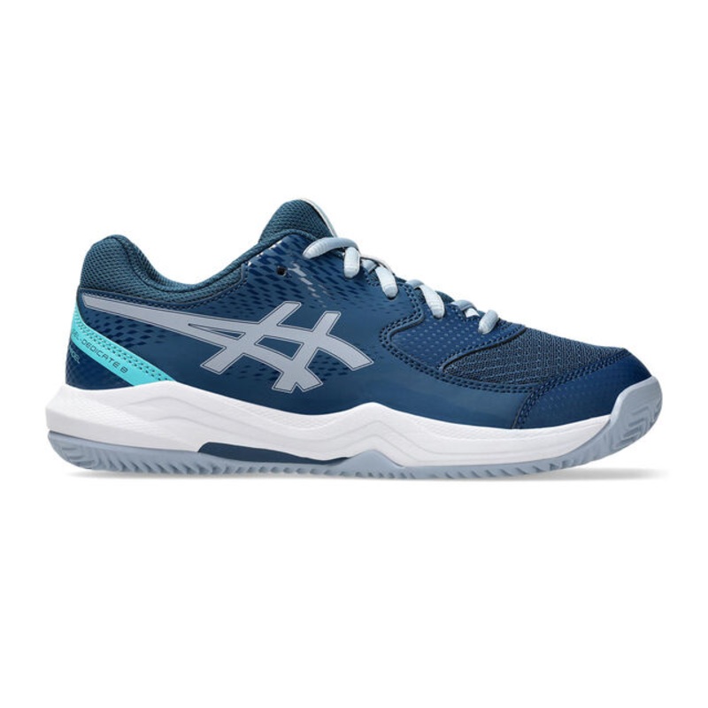 Gel-Dedicate Padel Shoe Kids - Petrol, Blue-gray
