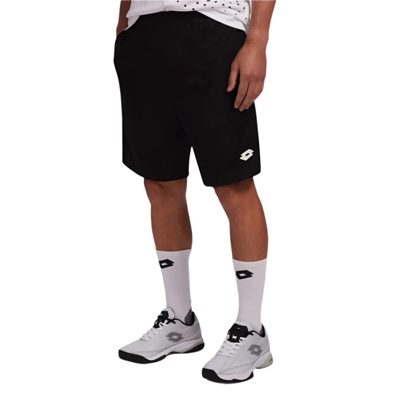 Lotto Men's  Squadra II 9-Inch Short (Black)