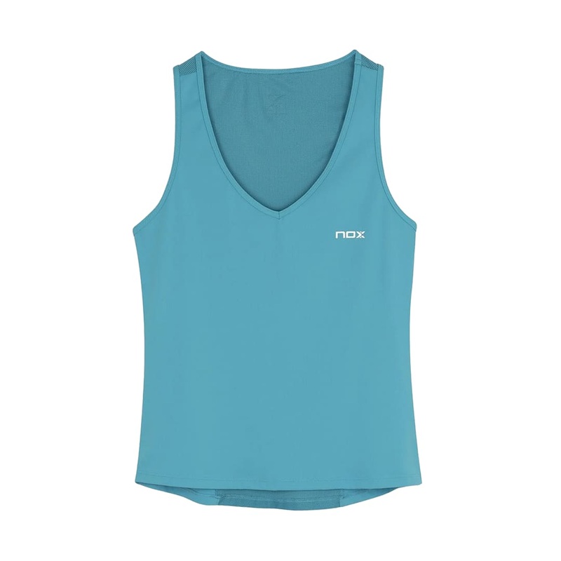 NOX Pro Womens's Padel Sleeveless Tank Top 2023 Capri Blue