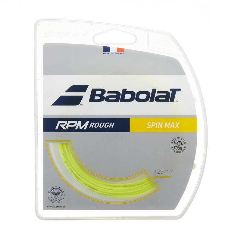 Babolat RPM Rough 17/1.25 Tennis String (Yellow)