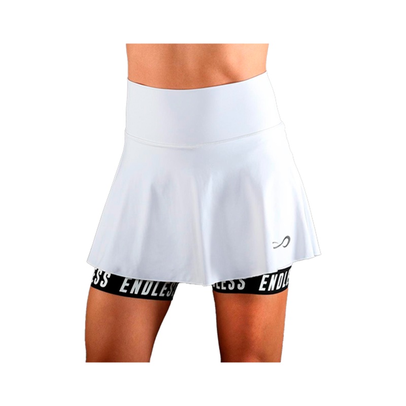 Falda Endless Chill Blanca 2025