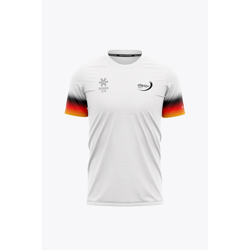 Official Germany Women Mesh Tee | White