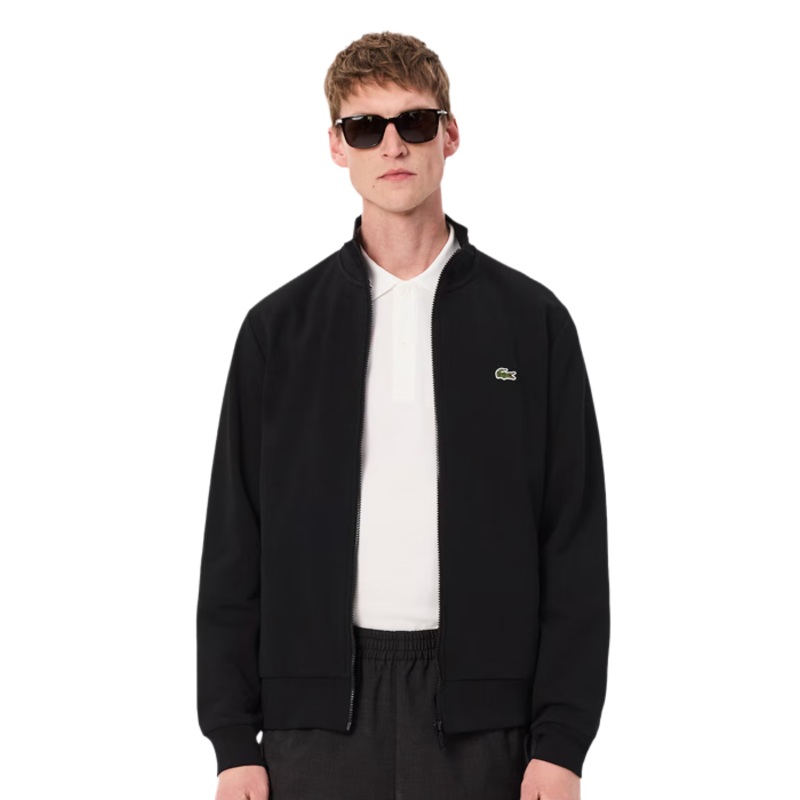 Sudadera Lacoste con Cremallera Negro 2025