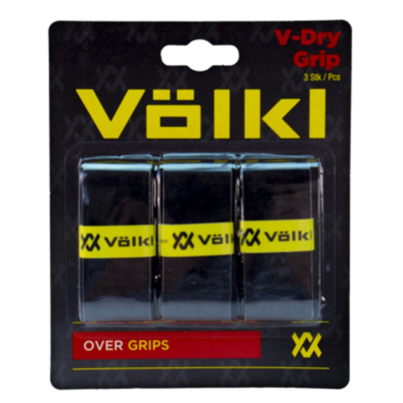 Volkl V-Dry Overgrip 3 Pack (Black)