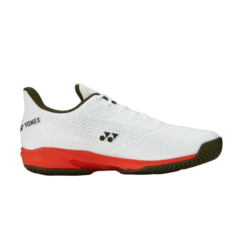 Yonex Power Cushion AD Accel Men's Tennis Shoe (White/Orange)