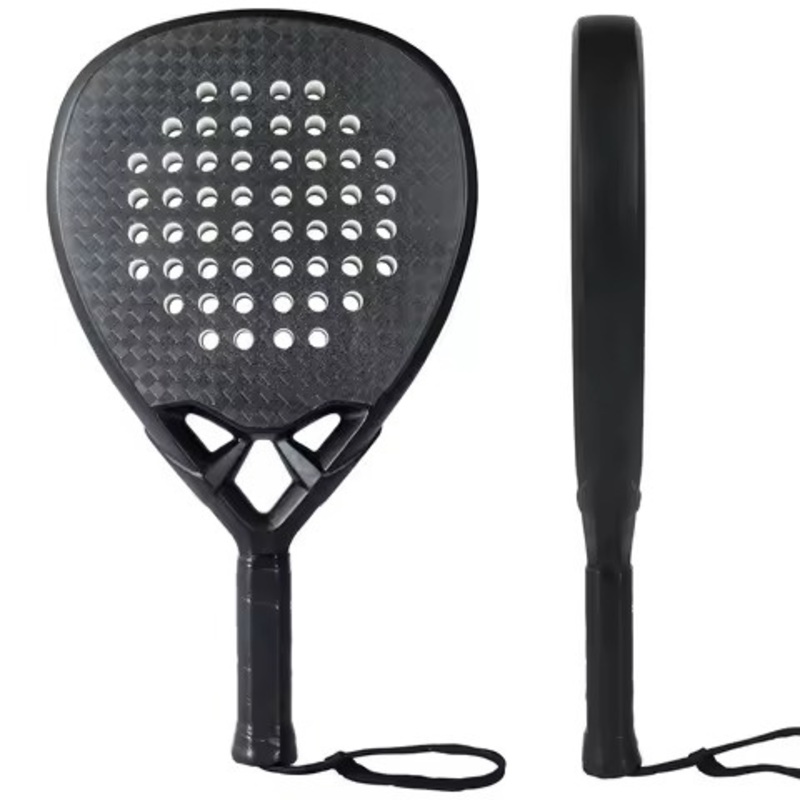 Anxspin 2025 Outdoor Padel Racket 12K 18K Carbon Fiber Power Tennis Paddle Nylon Net for Paddleball Racquets Badminton Shuttlecock Tennis Ball Racket