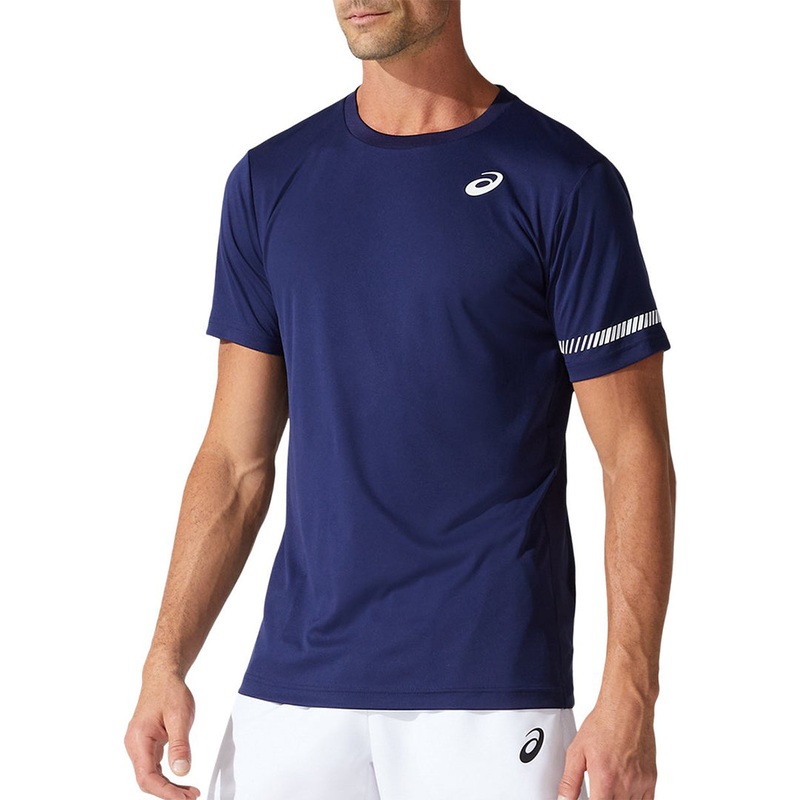 Asics Court Short Sleeve T-Shirt Blue