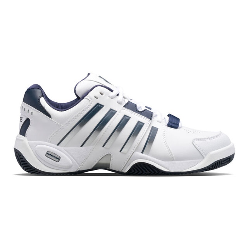 Accomplish Iv All Court Shoe Men - White, Dark Blue