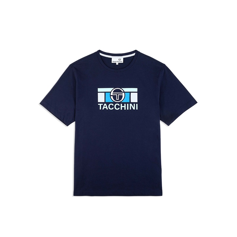 Sergio Tacchini Marca T -Shirt - Maritime Blue