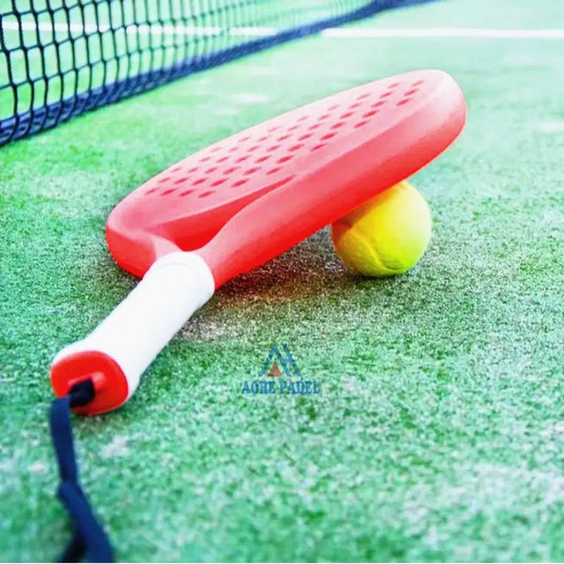 3K 12K 18K Carbon Fiber Faces Carbon Fiber Frame and Soft EVA Core Padel Rackets