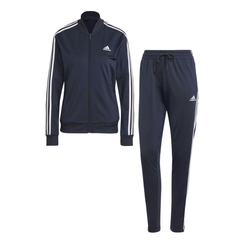 8 Stripes Tracksuit Women - Dark Blue, White