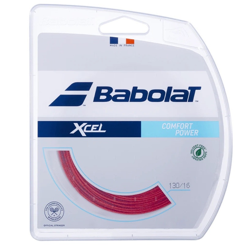 Babolat Xcel 16/1.30 Tennis String (Red)