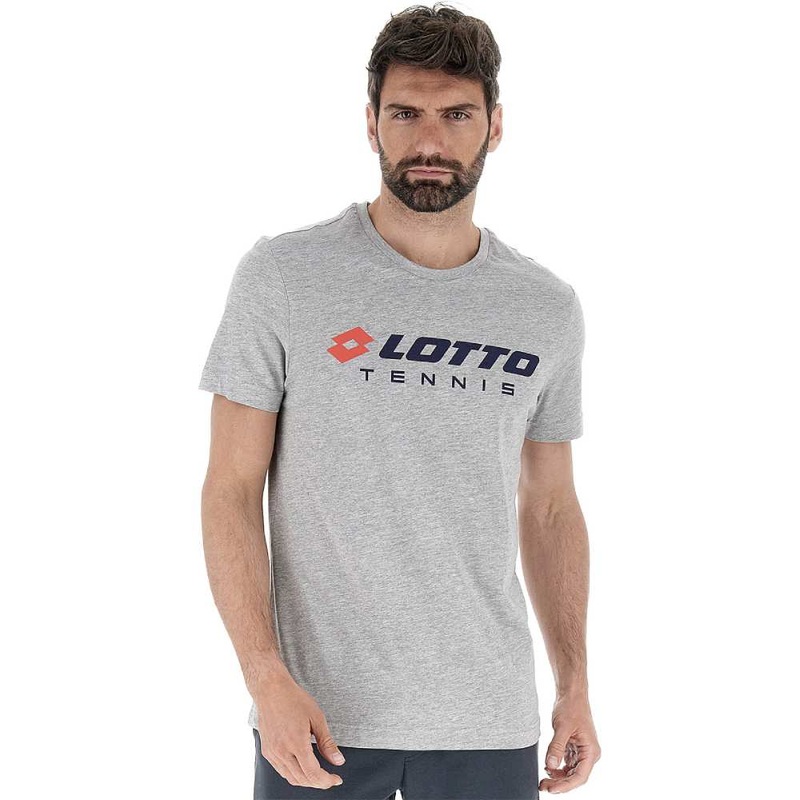 Lotto Men's 6C Tee Top (Cool Grey)