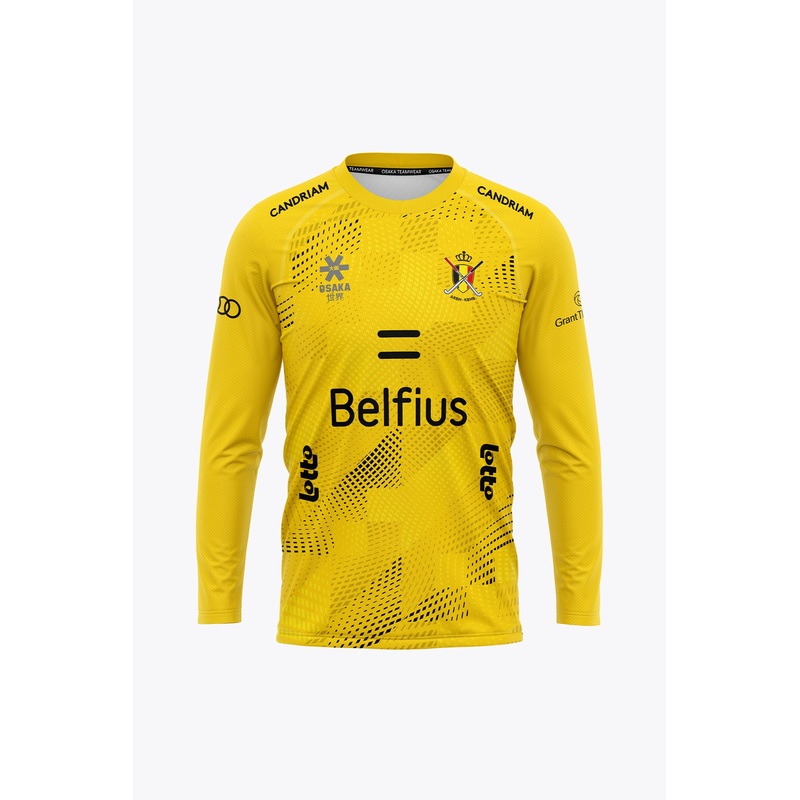 Official Belgium Goal Keeper Tee Long Sleeves - Women | Yellow