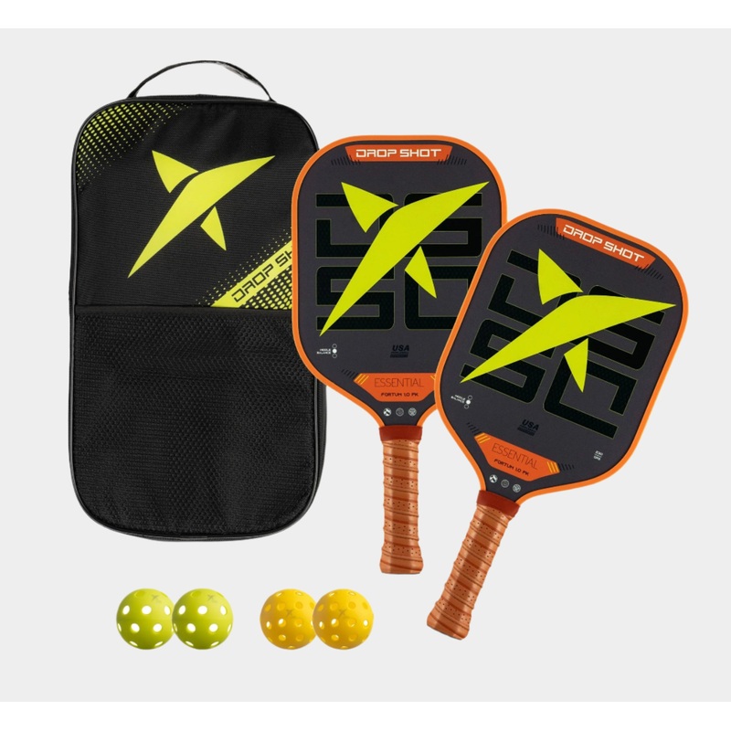 SET PICKLEBALL FORTUM 1.0 SET X 2 PCS + 4 OUTDOOR