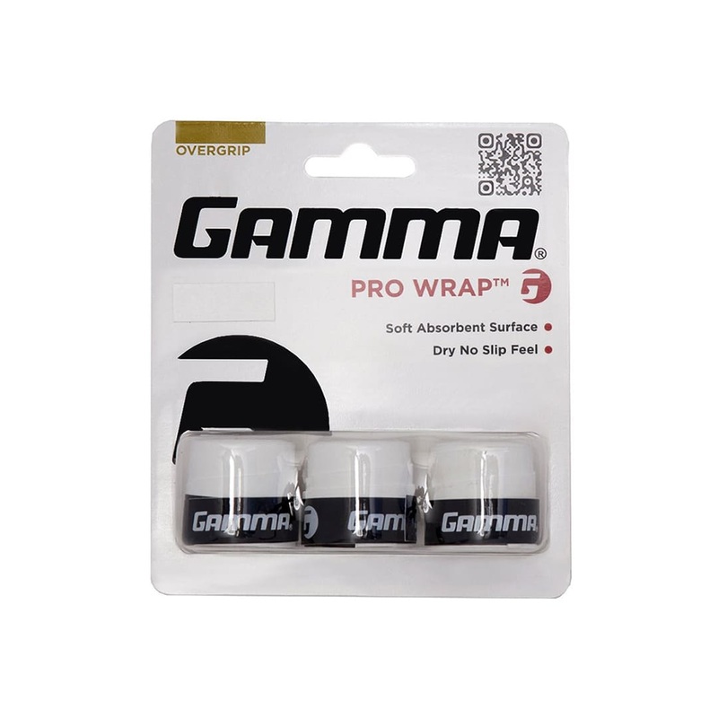 Gamma Overgrip Pro Wrap (3xPack) White