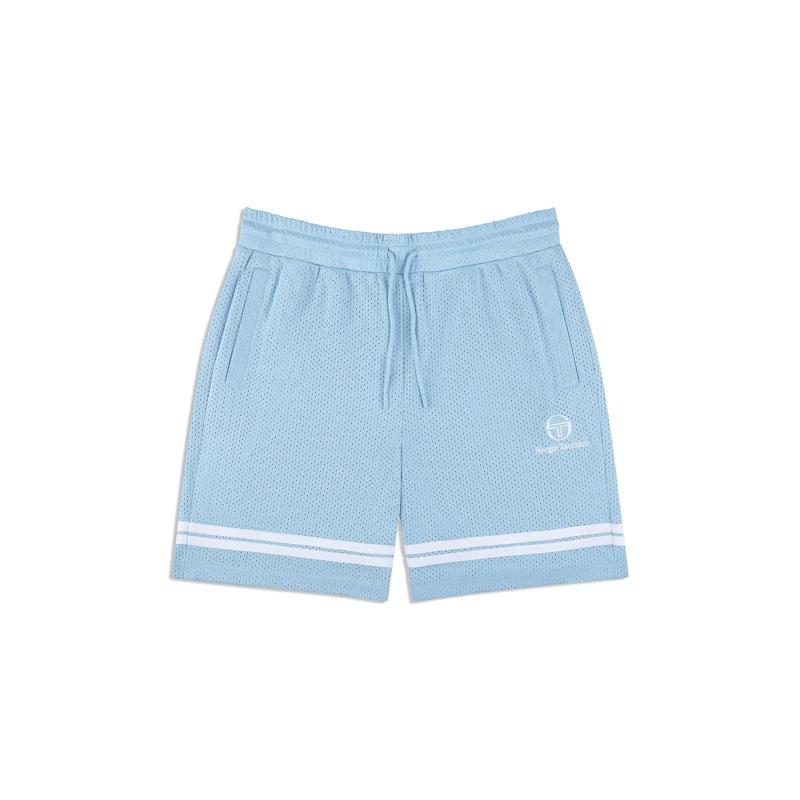 Sergio Tacchini Ludovic Mesh Shorts - Dutch Canal/ White