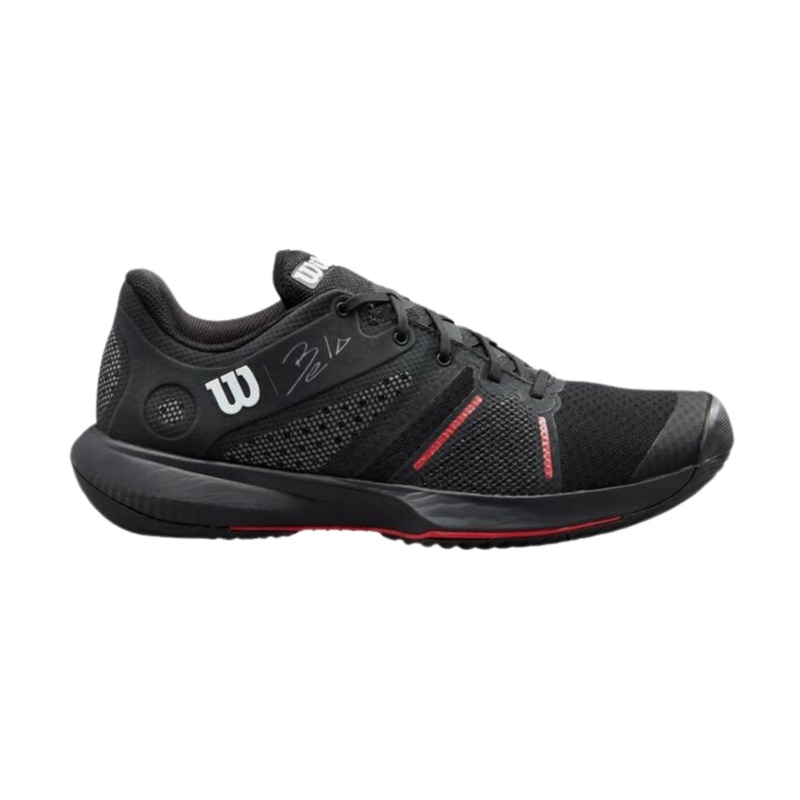 Wilson Bela Pro Black /Ebony /Poppy Red Padel Shoe