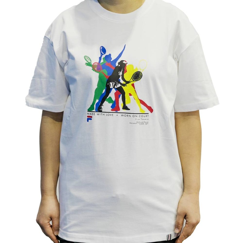 Fila Unisex Player Graphic Tee Top (White)