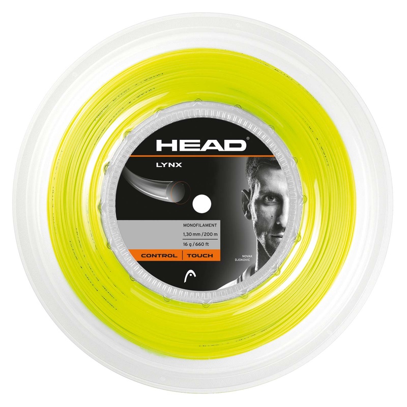 Head Lynx 16/1.30 Tennis String Reel (Yellow)