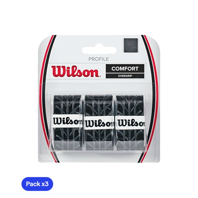 Overgrips Wilson Profile Comfort Negro (Pack x3)