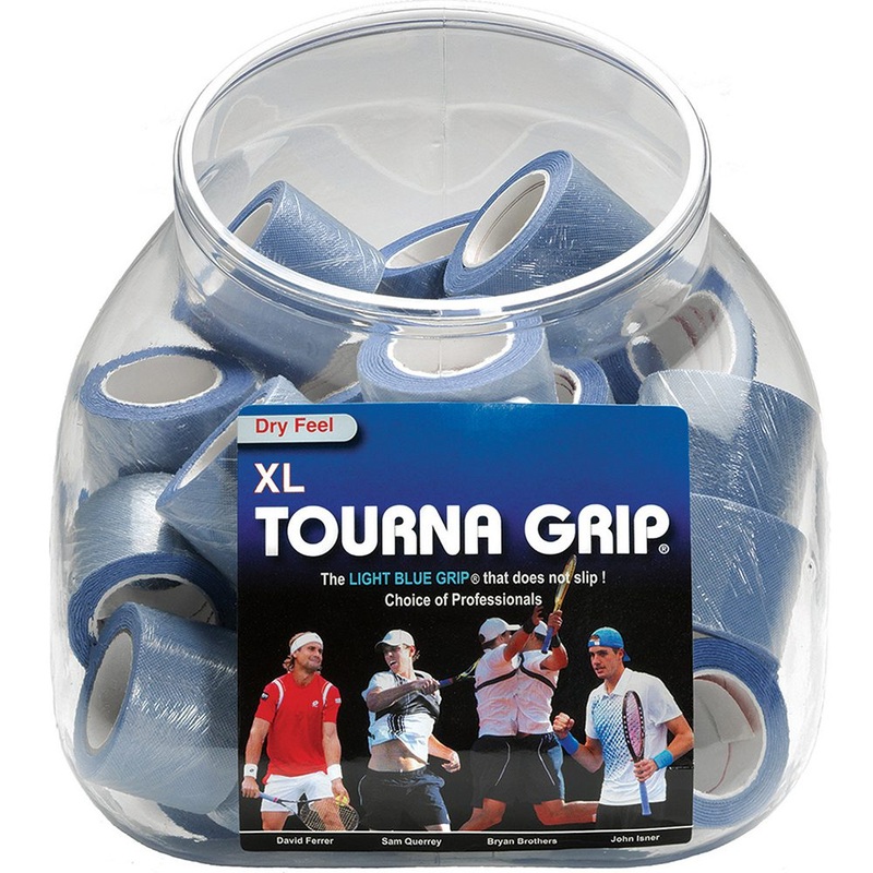 Bote de 36 surgrips Tourna XL Bleu
