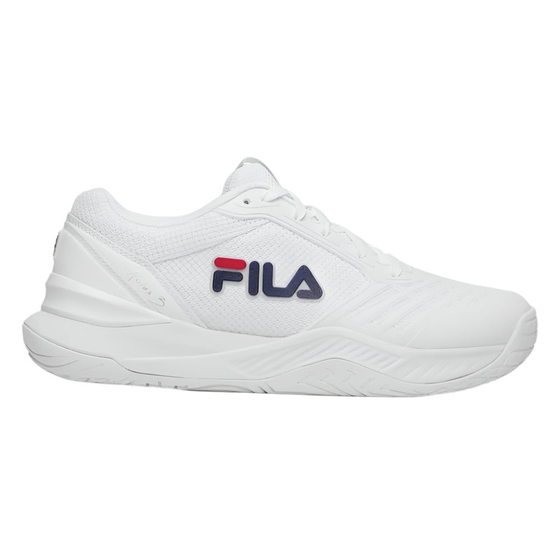 Fila Axilus 3 Women's Tennis Shoe (White/Navy)