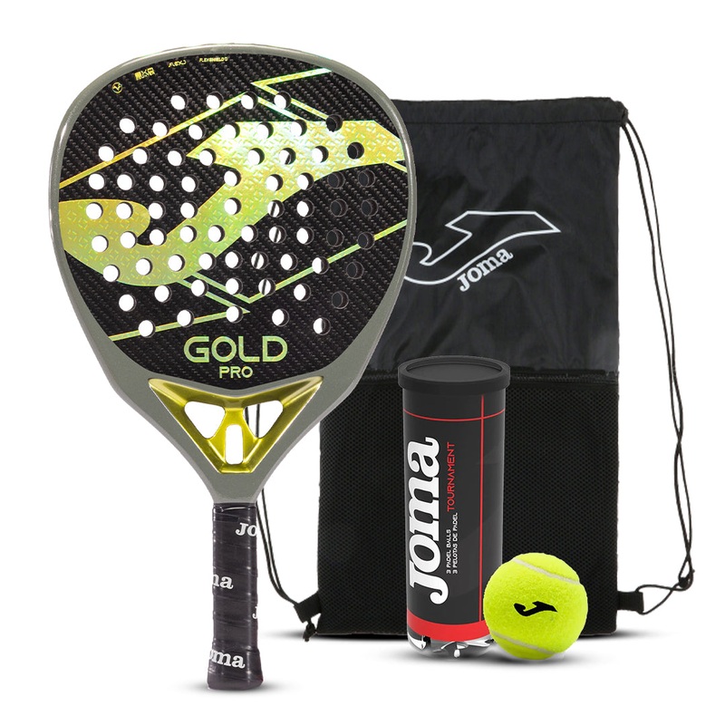 Joma Gold Pro Green Yellow Padel Racket