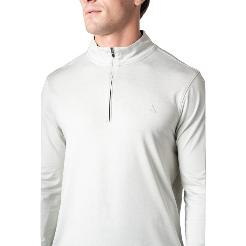 Joola Men's Quarter Zip Pullover Top (Gravity Gray Heather)