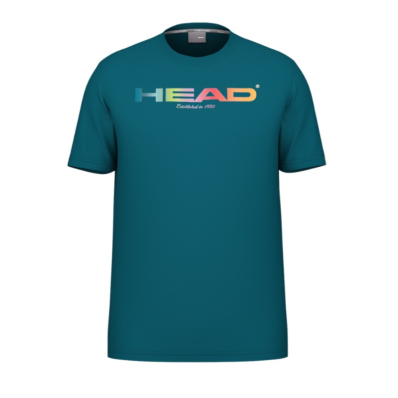 T-shirt Head Rainbow Bleu|S|M|L|XL|XXL
