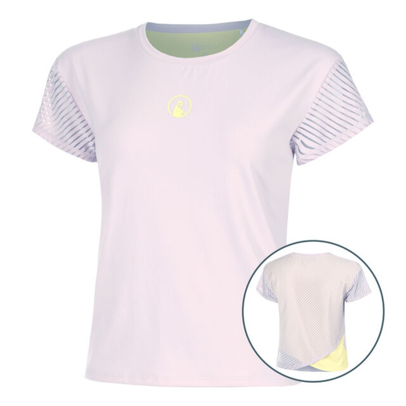 Mind Cross T-Shirt Women - Lilac, Yellow