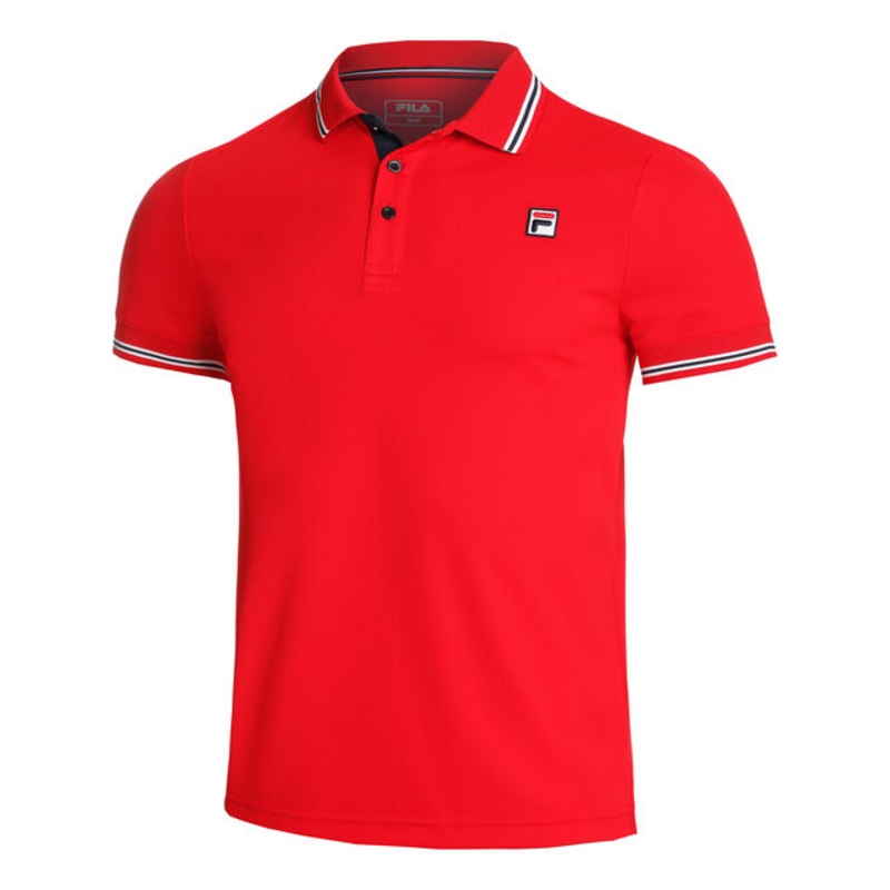 Piro Polo Men - Red, White