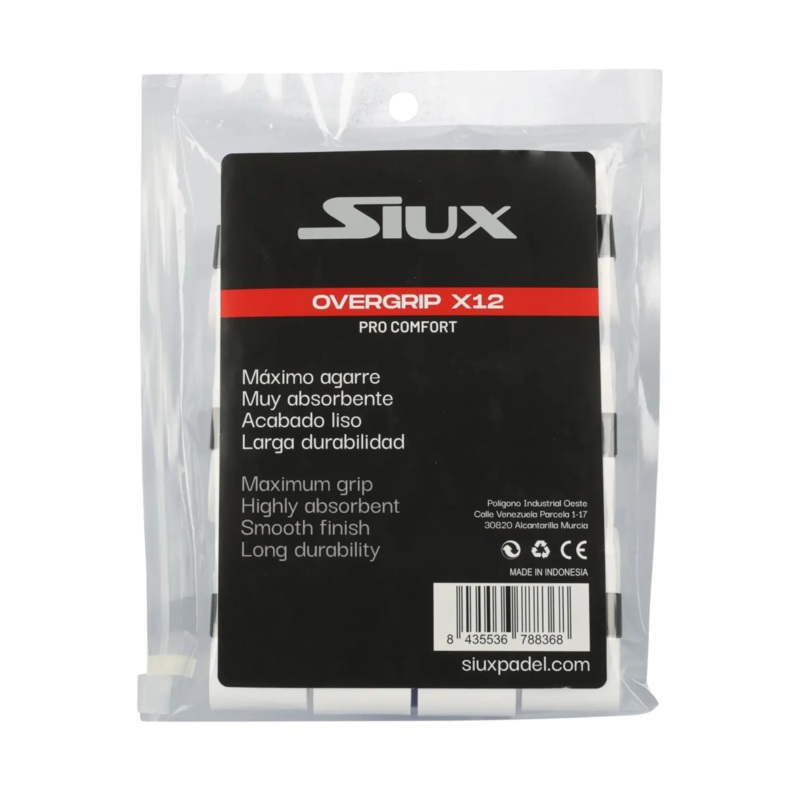Siux Pro Comfort x12 Padel Overgrip