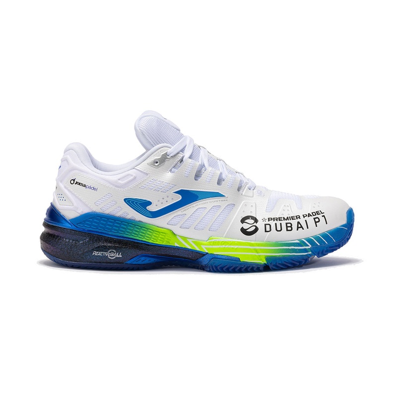 Joma Shoes Slam 25 Dubai Premier Padel P1 Unisex LTD White/Royal Blue