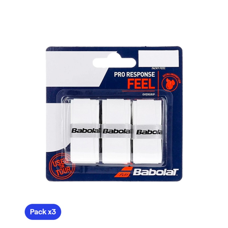 Overgrips Babolat Pro Response Blanco (Pack x3)