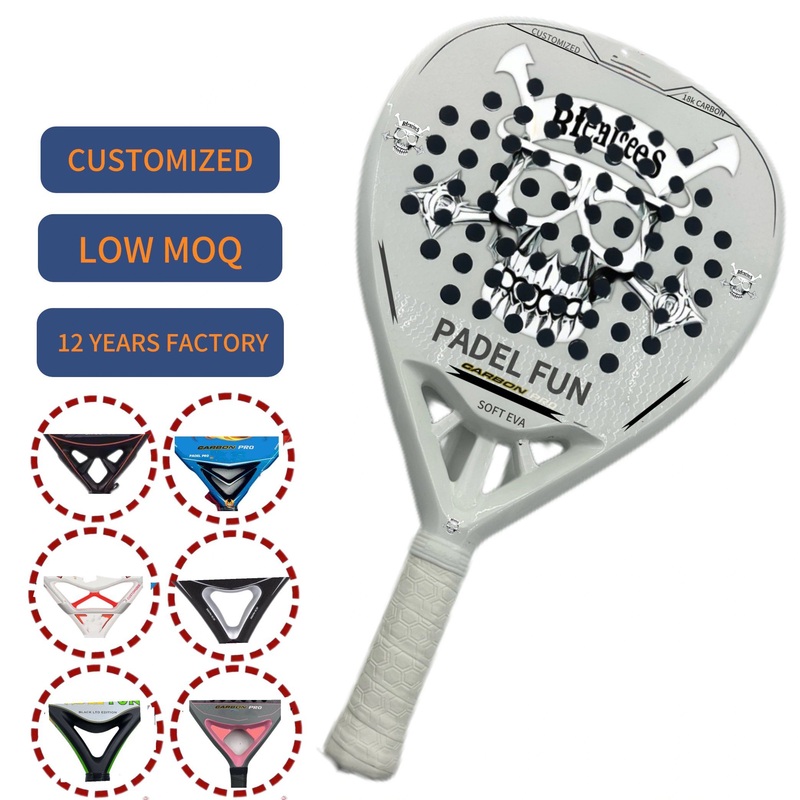 Anxspin PRO Supplier Custom Padel Beach Tennis Fiberglass Carbon 3K 12K 18K Paddle Badminton Shuttlecock Beach Tennis Racket