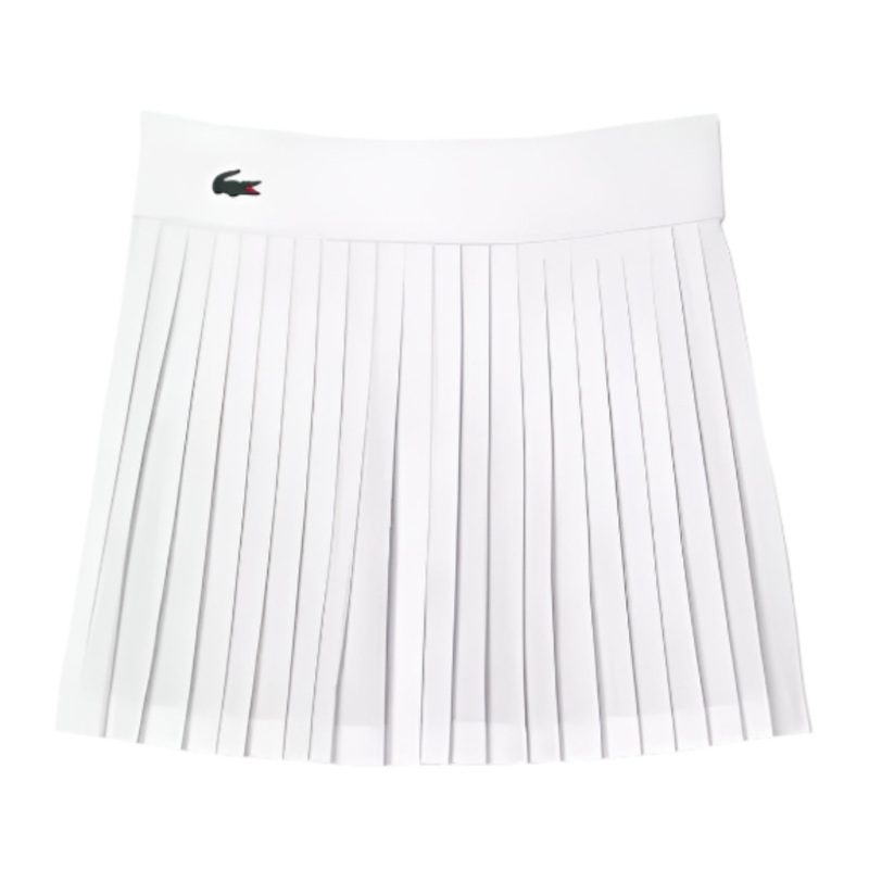 Lacoste Women's Ultra Dry Skirt (White/Green)