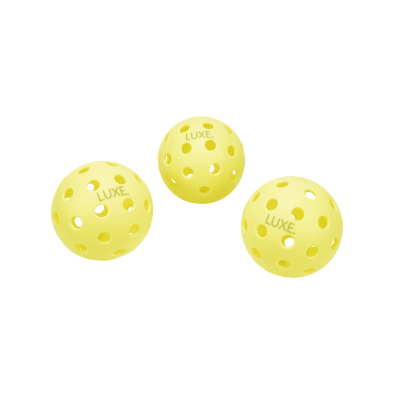 Luxe Pickleball Lemon Pickleballs - Pack of 3