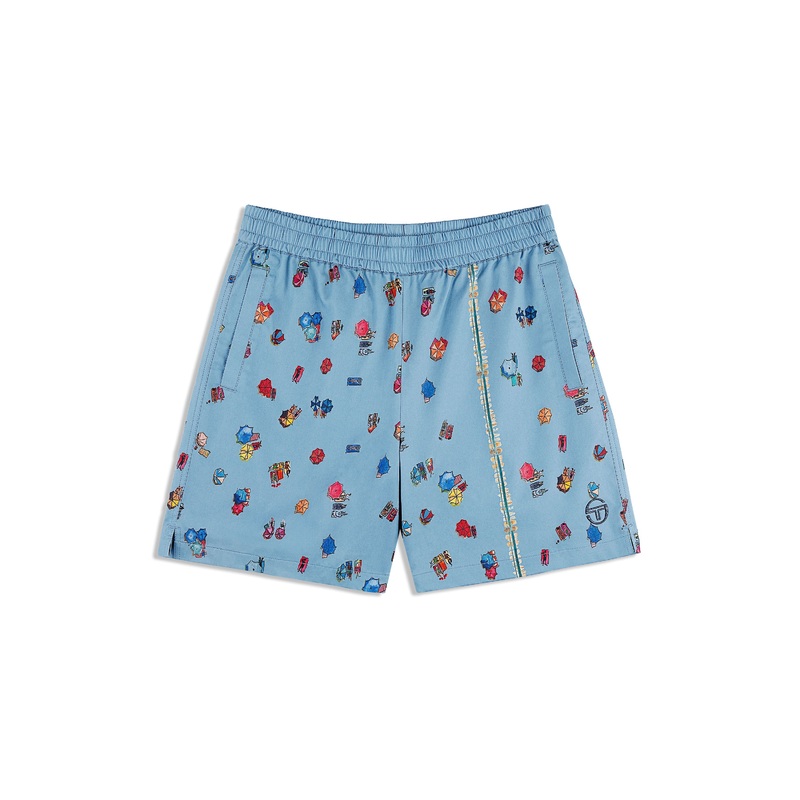 Sergio Tacchini Tosca Cabana Shorts - Faded Denim