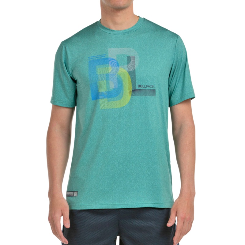T-shirt Bullpadel Bebas Vert|S|M|L|XL|XXL
