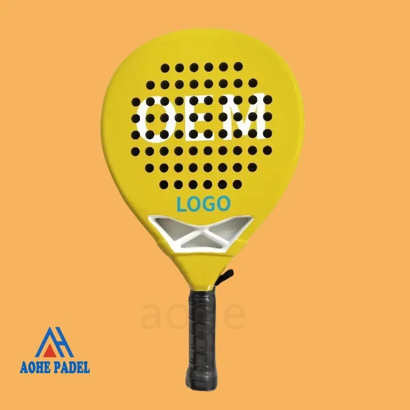 Wholesale 12K Carbon Beach Padel Rackets Hard EVA Padel Racket