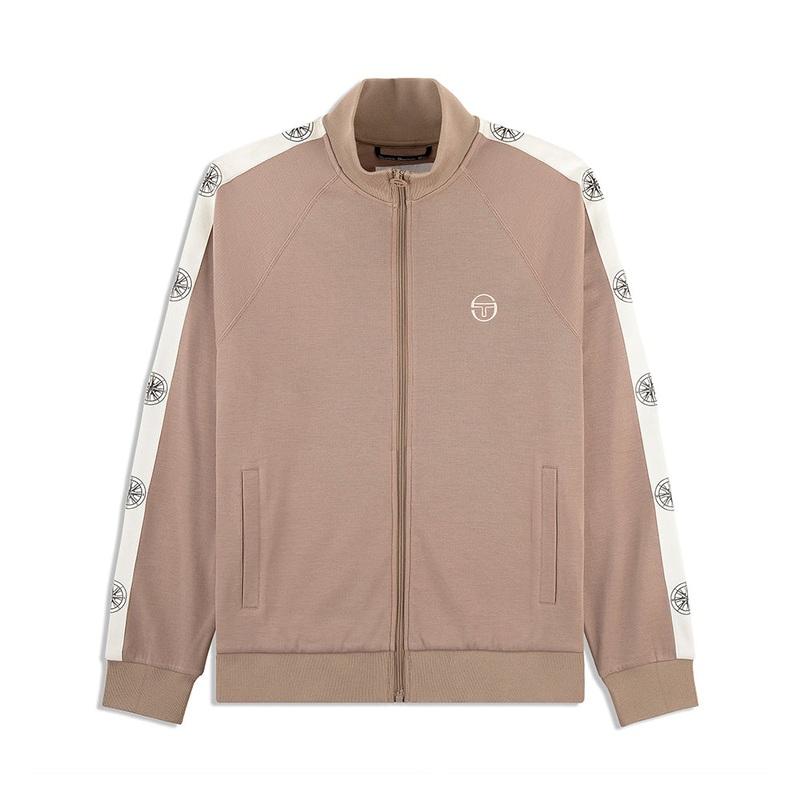 Sergio Tacchini Bussola Track Jacket - Taupe Grey
