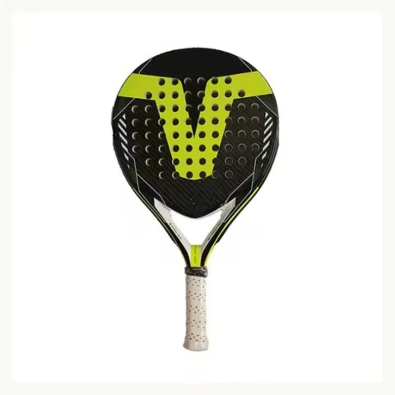 Anxspin Professional Ultra-Light Carbon Fiber Paddle Tennis Racket Padel Cage Beach Badminton Shuttlecock Tennis Racket for Outdoor Training and Games